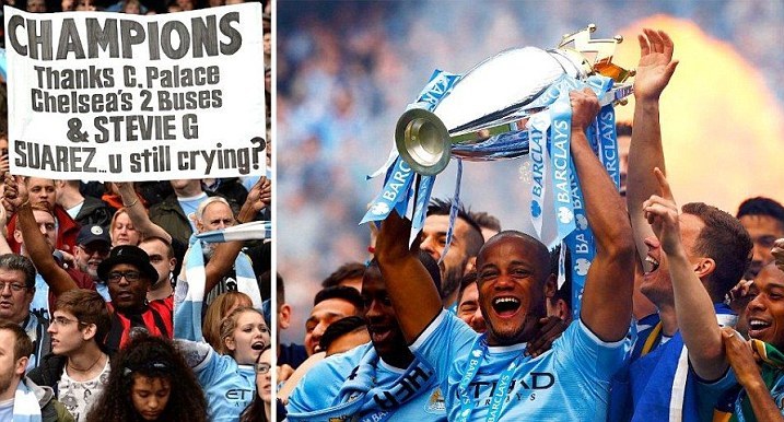 Manchester City 2 Kali Juara Liga Premier Inggris di 3 Musim